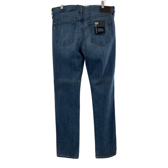 Paige Mens Lennox Slim Fit Denim Jeans Transcend Fabric size 33 $199 NWT Stretch - Picture 2 of 15